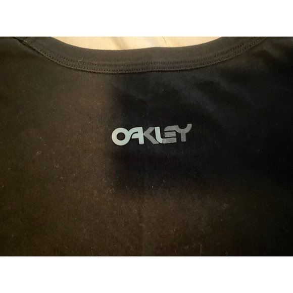 Oakley T Shirt Adult Extra XL Regular Fit Tee Short Sleeve Black Mens - Picture 5 of 5